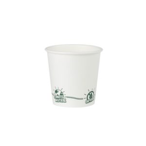 Λευκό χάρτινο ποτήρι 100ml (4oz)